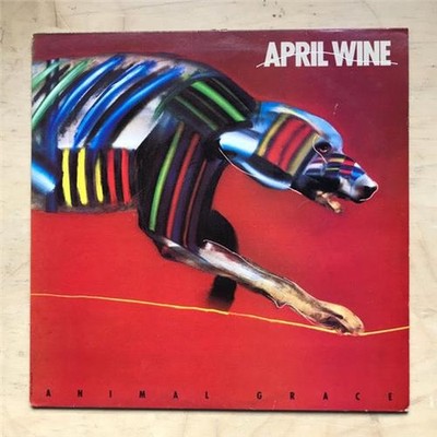 APRIL WINE ANIMAL GRACE LP 1984 WITH INNER SLEEVE - light signs of use all round