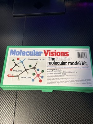Molecular Model Kit Open All Parts Included Darling Model Organic Chemistry