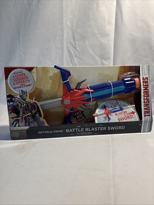 Hasbro Transformers Optimus Prime Battle Blaster Last Knight Sword +Movie Sounds