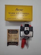 Vintage Rare Camera Imperial Mark XII Flash 1950's Camera Photography Untested