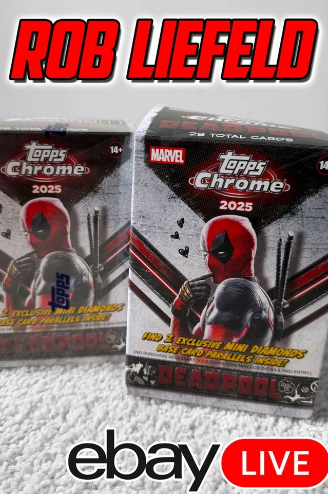 ROB LIEFELD eBay Live 4/2/26 - DEADPOOL CHROME CARDS!!!
