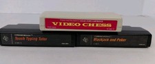 Video Chess - TI-99/4A Solid State Cartridge With Poker, Typing Cartridge