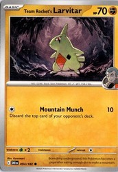 Team Rocket's Larvitar 094/182 Destined Rivals