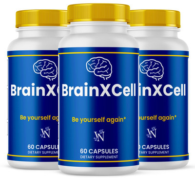 BrainXCell Cognitive Dietary Supplement, Brainxcell Capsules (180 Pills 3 Pack)
