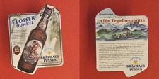 Bräuhaus Füssen Tegelberghütte Brauerei Bierdeckel Bier