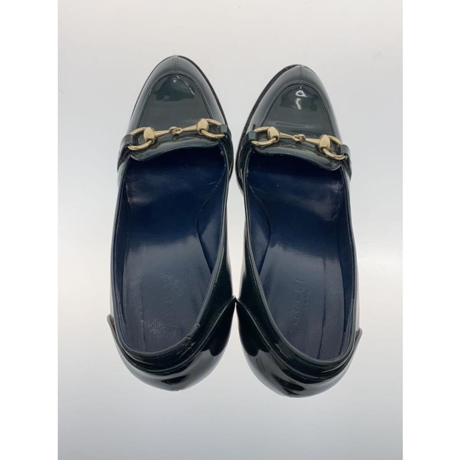 GUCCI Women's Horsebit PVC Loafers Dress Shoes Size:37/JP:24 Green 141157K Auth thumbnail 3