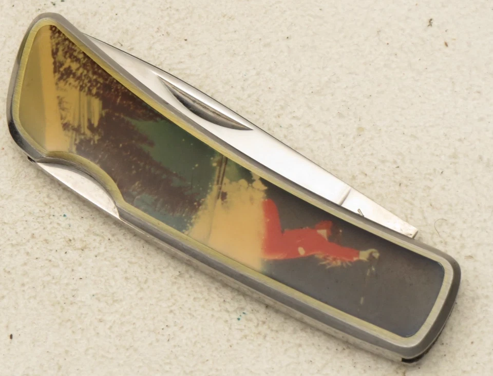 Cuchillo Plegable Vintage KERSHAW - Seki Hecho en Japón #5200 Lockback - Sin Usar N Como Nuevo Foto 4 de 4