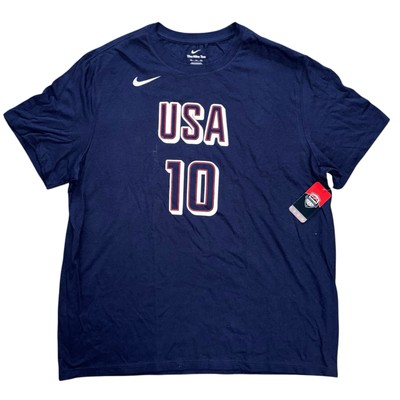 Nike Jayson Tatum Team USA Olympics Blue Jersey T Shirt, Size XXL