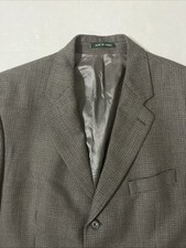 Lauren Ralph Lauren Lambswool Blazer Men's 44R Herringbone Tweed 3 Button Vtg
