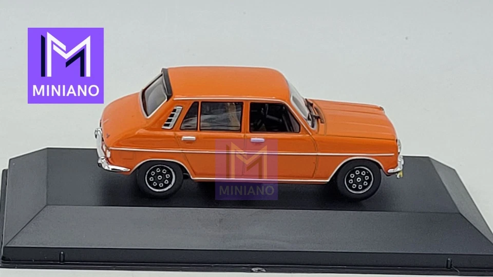 SIMCA 1100 TI 1975 ORANGE IXO BOITE VITRINE 1/43 - Photo 2/4
