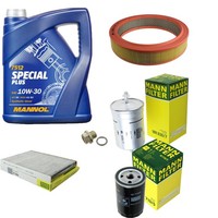 Mann Inspektionspaket 5L Mannol Special Plus 10W-30 FüR VW Golf III 1.4
