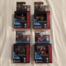 TRANSFORMERS STUDIO SERIES RISE OF THE BEASTS EXO SUIT NOAH DIAZ & 3 OTHER  READ