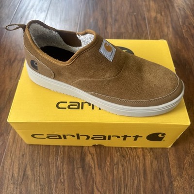 Carhartt Men's Detroit Lined Slip On Shoe Brown FC3074-M New in Box Size 9M
