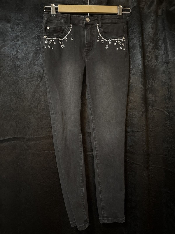 Epic Threads Big Girls Skinny-Fit Embellished Jeans-Vintage Black Wash-10