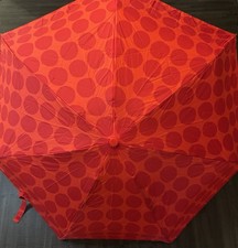 Marimekko Umbrella Mini Manual Unikko Folding Red Polka Dots