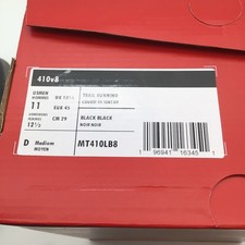 New Balance T410 v8 Trail Running Shoes Black Mens Size 11 MT410LB8 NEW 6