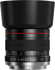 RF 85Mm F1.8 Portrait Lens - MF for Canon EOS R6 Mark II/R5 Mark II/R5/R3/R7/R8/