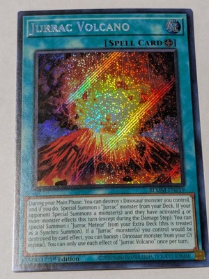 Jurrac Volcano Secret Rare Yugioh! BLMM