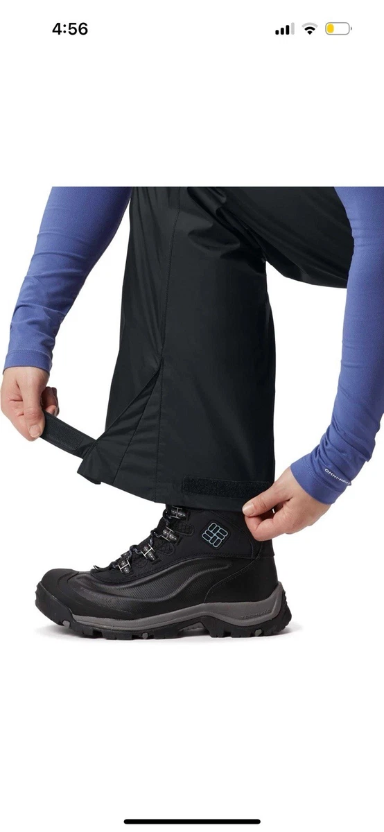 Pantalon De Pluie Columbia Omni-Tech Noir Taille L – Léger, Imperméable Et Confortable