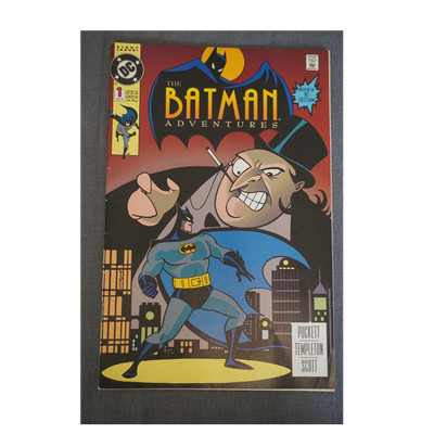 DC Comics The Batman Adventures #1 (1995) Batman Joker Cover by Rick Burchett