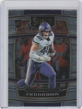 2021 Panini Select #95 Zach Davidson Minnestoa Vikings