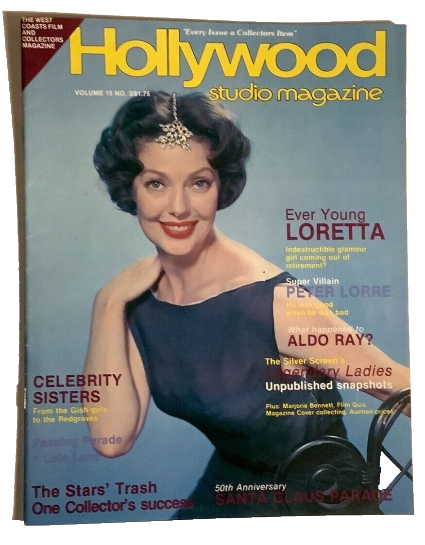 Hollywood Studio Vintage Magazine Aldo Ray Vol 15 #3 November 1981 Loretta 1980s