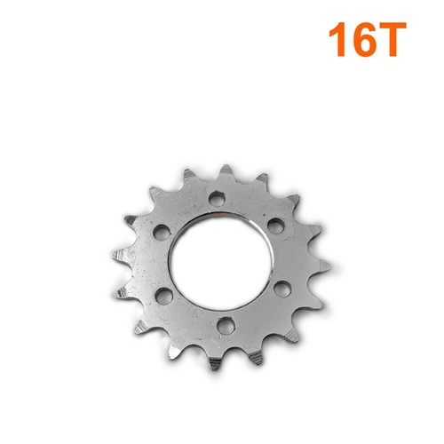 16 Teeth Steel Fixed Gear Sprocket for Bicycles with 44mm Brake Disc Mount - Picture 3 of 8