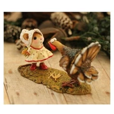 Wee Forest Folk M-558 - Cobb Gobbler Miniature Figurine
