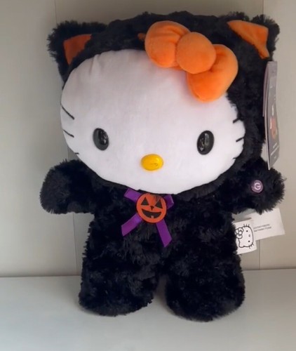 Sanrio NWT Hello Kitty BLACK CAT Side Stepper Plush Music Dances Halloween 2024 - Picture 2 of 7