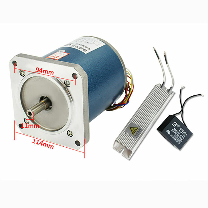 220V 110W AC Permanent Magnet Low Speed Synchronous Motor 60RPM 110TDY06