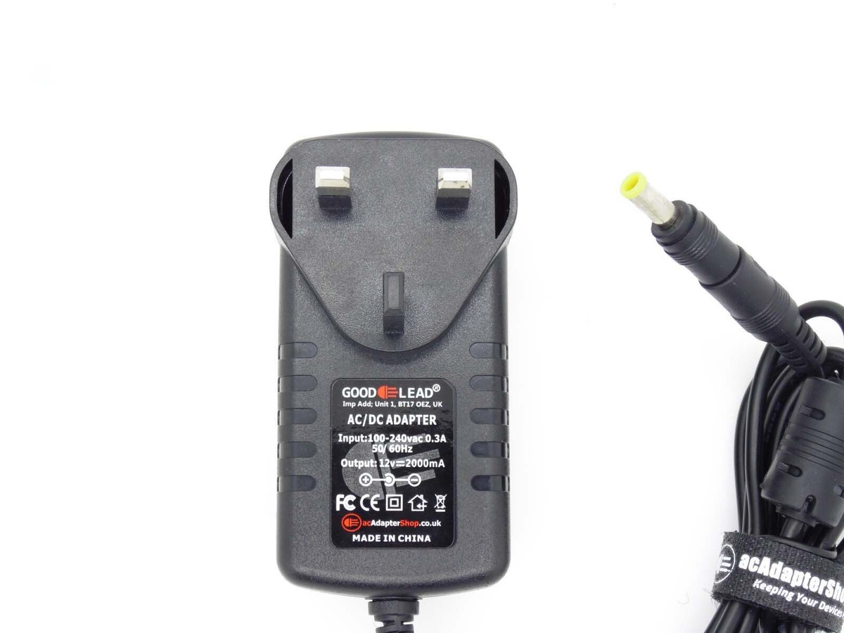 Adattatore Alimentatore UK Per Humax DTR T2100 (BT YouView) - 12 V
