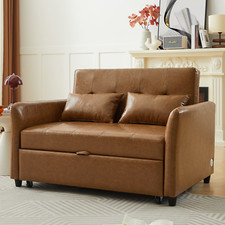 51.57'' Convertible Sleeper Sofa Bed Loveseat Sofa Couch with Pull Out Bed