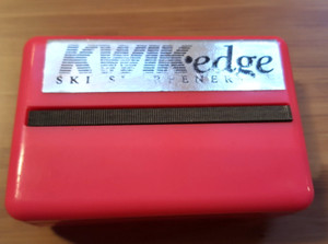 VTG 1980s KWIK EDGE SKI SHARPENER HOT PINK RETRO WINTER SPORTS