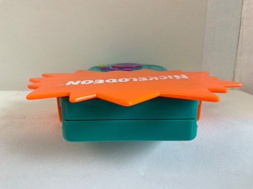 Tested ! Nickelodeon Nick Puzzler Teal Green Handheld Travel Game Electronic LCD - Picture 13 of 13