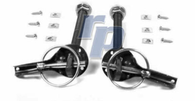 raceparts.cc  Aluminium-Haubenhalter, schwarz, Schnellverschluss, Motorsport