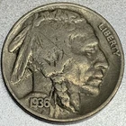 1936-P Buffalo 🦬 Indian Head Nickel 5c VG Very Good SR645