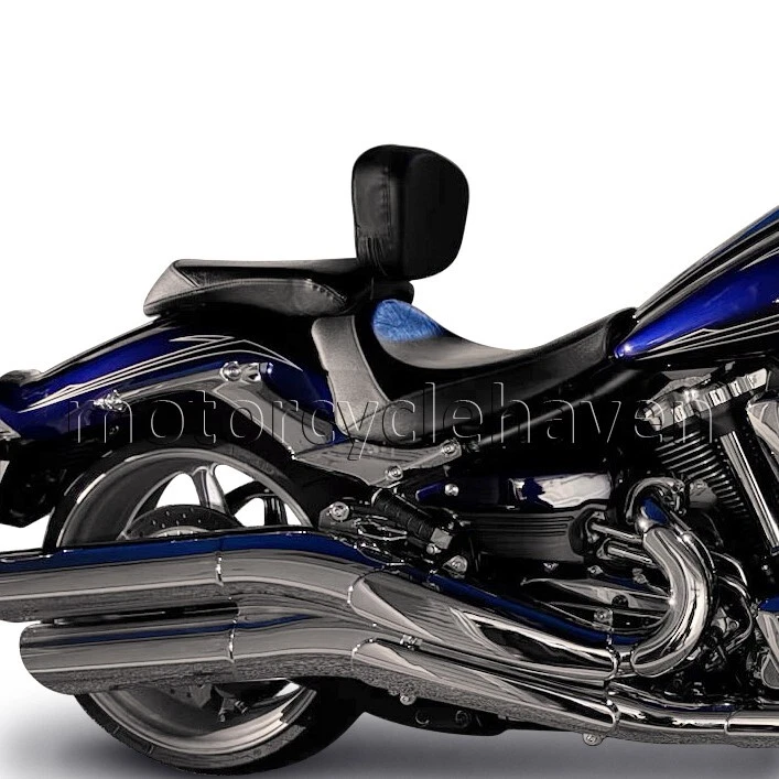 Juego de almohadillas de respaldo de conductor para motociclista Yamaha Raider XV 1900 2008-up Foto 4 de 4