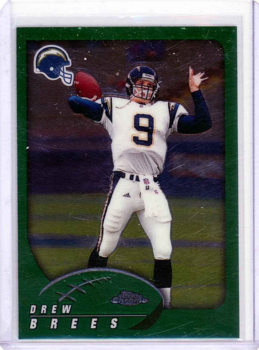 DREW BREES 2002 TOPPS CHROME #48 SAN DIEGO CHARGERS