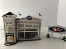 Departmemt 56 Snow Village Series "Uptown Motors Ford" 56-54941