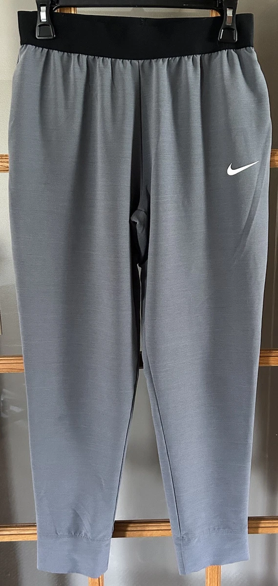 Nike Women's Dri-FIT Bliss Victory Mid-Rise Training Pants in Gray Size  Medium