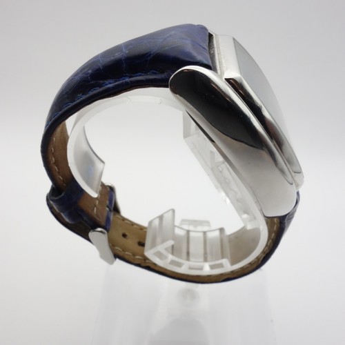 Reloj de pulsera RXW Flying Tourbillon curvo esfera azul astrolabio Ken Trading - Imagen 8 de 18