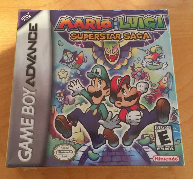 MARIO & LUIGI: SUPERSTAR SAGA (GAMEBOY ADVANCE) NEW SEALED FIRST PRINT MINT!