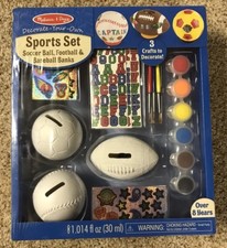 Melissa Doug Decorate-Your-Own Sports Set Great Holiday Present
