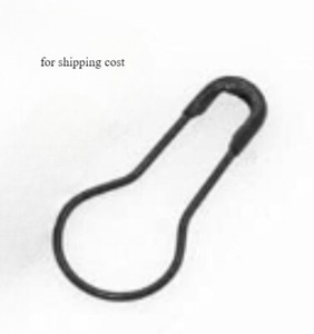 1Pc Black Clothes Tag Pin, used