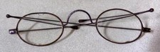 Victorian Era Wire Rim Folding Eyeglasses Spectacles