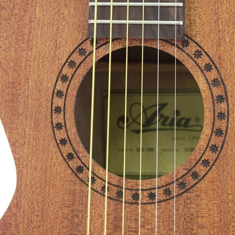 ARIA mini acoustic guitar ASA-18 N with case NEW from Japan ARIA mini acoustic - Image 3 of 3