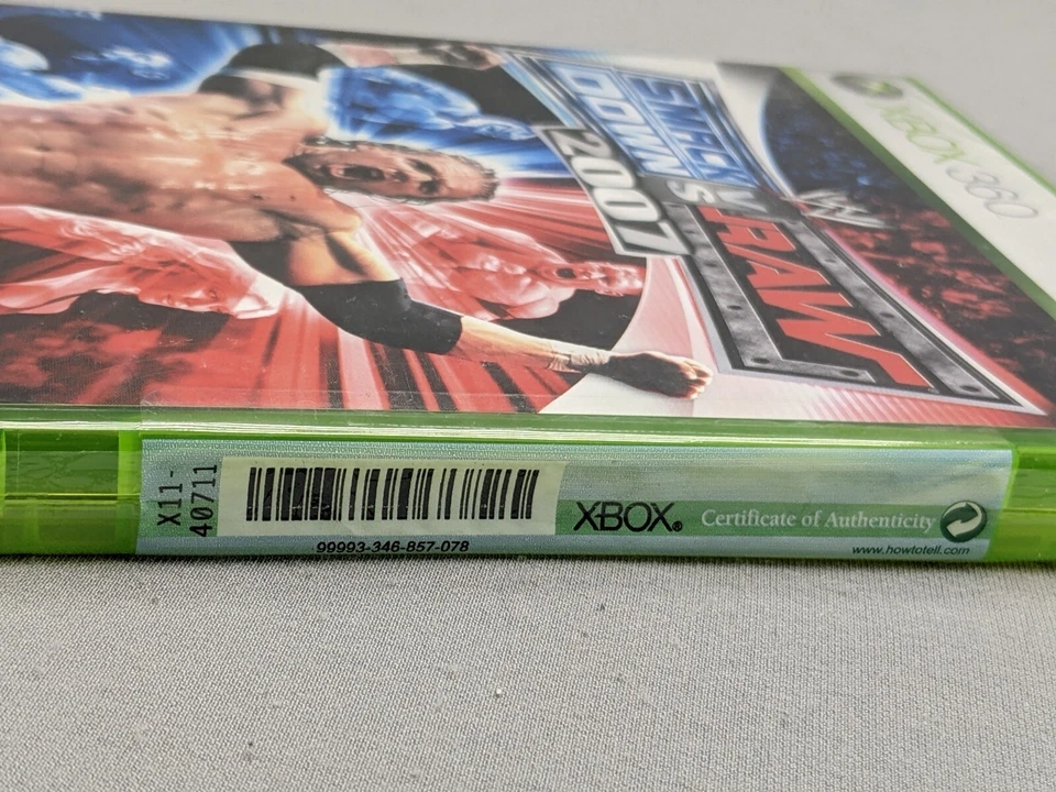 WWE SmackDown! VS Raw 2007 Japanese Xbox 360 (CIB) Sealed Card Region Locked - Image 3 of 4