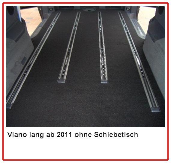 Gastraumteppich passend für Mercedes Viano Vito 639 Trend Ambiente lang 2011-14