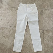 diane von furstenberg dvf reggie ivory cropped trousers pants size 2 298 NWT