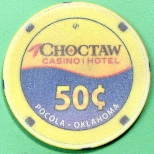50¢ Casino Chip. Choctaw, Pocola, OK. Z47.